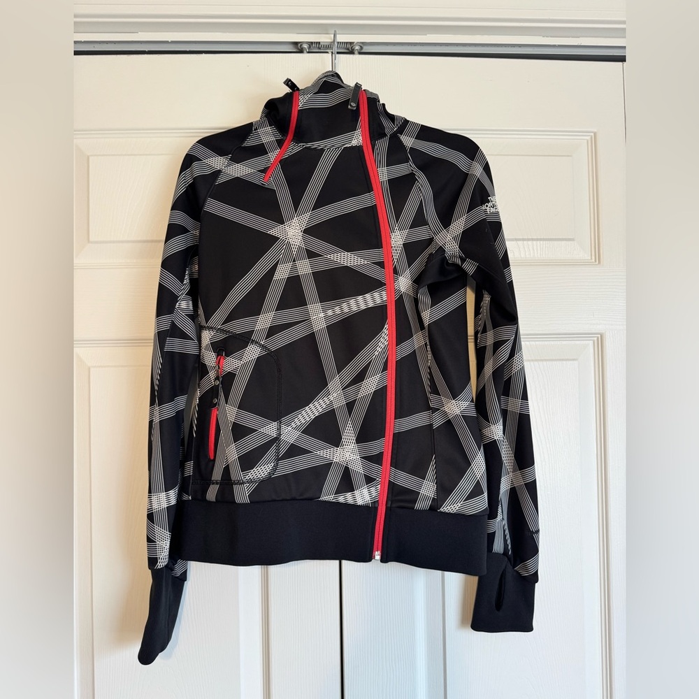 Women’s THE NORTH FACE Womens TNF Apex Aerobic Thatch Hoodie Size M Black White